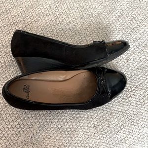 Black Wedge Dress Shoe